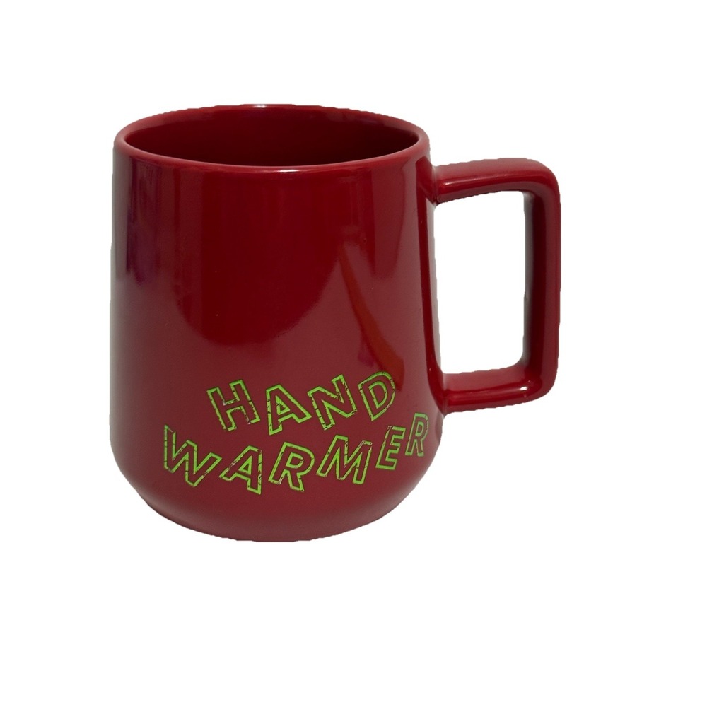 Starbucks "Hand Warmer" Coffee Mug Cup 2019 Holiday Christmas Red 12 Oz